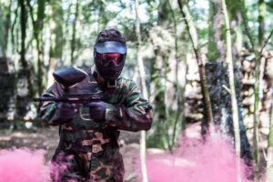 Paintball i skoven